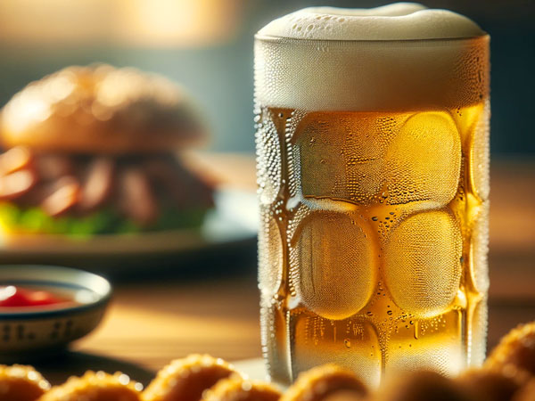 Ein kaltes Bier zum Essen. © Foodfibel.de